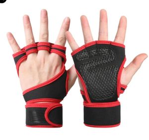 Guantes de Entrenamiento Antideslizantes para Levantamiento de Pesas, Guantes de Gimnasio con Soporte para la <span class=keywords><strong>Palma</strong></span>, Equipo de Fitness para Hombres y Mujeres - Product Image 3