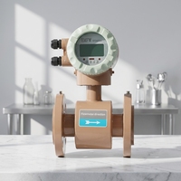 Compteur de débit chimique pour l'industrie de l'huile de palme et l'agriculture, avec revêtement PTFE, pour eaux usées de stations de traitement des eaux en Indonésie et irrigation