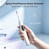 Nuevo Modelo 2026, Cepillo de Dientes Eléctrico Sónico IPX8 al por Mayor con Sensor, Cepillo de Dientes Electrónico Impermeable