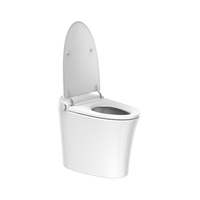 WC intelligent intégré en céramique blanche TA-X572ZD avec réservoir intégré, télécommande, fonction de séchage à chaud et toilettes intelligentes