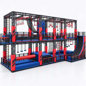 Populaire La Sécurité Durable Adaptée Aux Besoins Du Client Américain Parcours d'obstacles Ensemble Enfants <span class=keywords><strong>Ninja</strong></span> Guerrier D'intérieur - Product Image 2