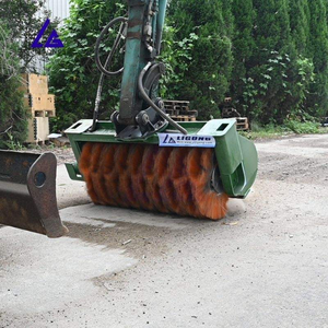 Penggali dipasang penyapu hidrolik dengan 75L koleksi debu ember penyapu jalan tambahan untuk pembersihan Industri - Product Image 2