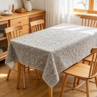 Nappe rectangulaire luxueuse en tissu bouclé texturé, couverture de table décorative, taille personnalisée pour la salle à manger, les banquets et la décoration de mariage