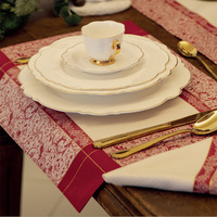 Serviette de cuisine et chemin de table en coton écologique à séchage rapide HOSHOM personnalisés pour la maison, l'hôtel ou les mariages – Décoration Printemps/Été