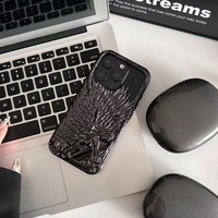 Nouvelle coque de téléphone créative en TPU avec ailes d'ange électro-plaquées, design de dessin animé, antichoc pour 18/17/16E/SE4/15/14/13/12 Pro Max