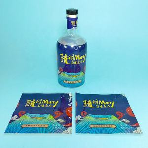 Funda termorretráctil con pegamento para lata de cerveza, etiqueta retráctil con logotipo personalizado - Product Image 3