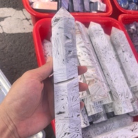 Vente en gros d'agate mexicaine blanche naturelle de haute qualité, cristal de guérison, agate brute pour la décoration