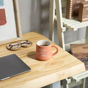 La Mejor Taza de Café de Cerámica con Diseño de Mármol Rosa Mimi del Mundo, Regalo con Frase Encantadora para Abuelas, Niños y Familia, Apta para Microondas - Product Image 3