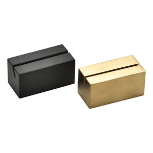 Stainless Steel <b>Card</b> Holder Menu Clip <b>Table</b> Number Price Indicator Business <b>Card</b> Stand - Product Image 1