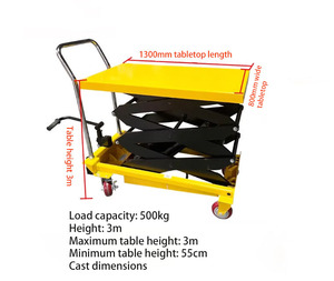 Jin Yang <span class=keywords><strong>Hu</strong></span> แพลตฟอร์มยกขนาดเล็กรถยกไฮดรอลิกเคลื่อนที่ด้วยตนเอง - Product Image 1