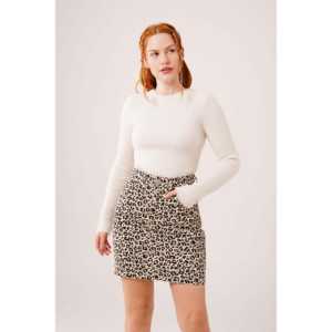 Pull en maille douce et moelleuse à col rond pour femme, manches longues, décontracté, anti-boulochage, 14 Gg - Product Image 5