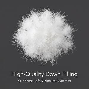 <span class=keywords><strong>Couette</strong></span> toutes saisons 90% duvet <span class=keywords><strong>de</strong></span> <span class=keywords><strong>canard</strong></span>, légère et respirante, avec enveloppe en microfibre douce, blanche - Product Image 4