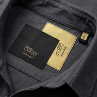 Étiquettes de vêtements tissées personnalisées en satin, prix de gros usine, pour vêtements de marque