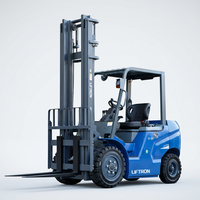 Liftron 2000kg Lithium-Ionen-Batterie Vollgummireifen Logistik Lagerhäuser Transport Frachtumschlag Elektrischer Gabelstapler