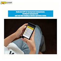 Boîte de paiement par code QR, terminal de paiement mobile WiFi 4G pour machine de jeu d'arcade et distributeur automatique avec écran LCD, système sans argent liquide