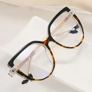 New eyeglasses frames ladies tr90 glasses blue light blocking optical frames anti-blue ray lens high heel shoes glasses