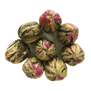 Balle di Tè Fiorito Artigianali al Gelsomino Cinese, Confezione Personalizzata, Tè Floreale a Forma di Rosa - Product Image 2
