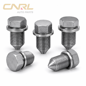 Rondelles de bouchon de vidange d'huile moteur automobile OE N90813201, zinguées, pour VW Audi <span class=keywords><strong>Golf</strong></span> RuiLi - Product Image 1