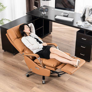 Ergonomic Electric Office Recliner <b>Chair</b> with Lumbar Support Ergonomic Electric <b>Reclining</b> 160° Office <b>Chair</b> - Product Image 1