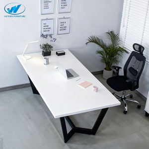 Escritorio de computadora para el hogar, mesa de escritorio de computadora pequeña de madera para <span class=keywords><strong>Pc</strong></span>, escritorio blanco de alto brillo, modelo de diseño de mesa de computadora a la venta - Product Image 2