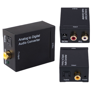 Optik <span class=keywords><strong>Toslink</strong></span> koaksiyel ses optik kablo ses dönüştürücü ve dönüştürücüler ile dijital ses dağıtıcı kablosu adaptörü RCA Analog - Product Image 1