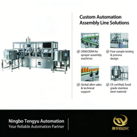 Mesin Perakitan Pompa Semprot Lotion Otomatis Presisi Tinggi Kustom dengan Trigger Motor PLC, Merk NBTY, Garansi 1 Tahun