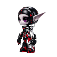 Figura de acción articulada de elfo gótico personalizada OEM, muñeco coleccionable con embalaje personalizado, servicio personalizado de fábrica original de China