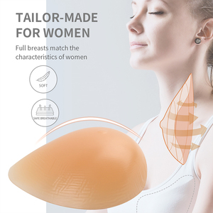 Forme de poitrine en silicone TA Base concave triangulaire adaptée aux <span class=keywords><strong>femmes</strong></span> avec de <span class=keywords><strong>gros</strong></span> <span class=keywords><strong>seins</strong></span> artificiels après une mastectomie légère - Product Image 3