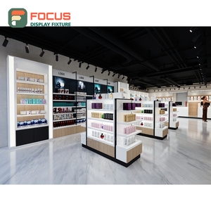 Sustainable Designer Store Melamine Display <b>Shelf</b> Factory Cosmetics Store Design - Product Image 4