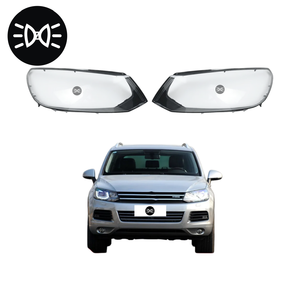 Cubierta de Faro ZWENJIN para <span class=keywords><strong>Volkswagen</strong></span> VW <span class=keywords><strong>Touareg</strong></span> 2011 2012 <span class=keywords><strong>2013</strong></span> 2014, Carcasa de Lámpara, Pantalla de Faro, Plexiglás - Product Image 1
