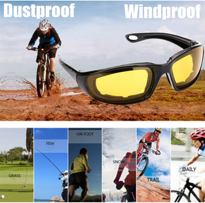 Lunettes de soleil de sport d'extérieur, lot de 3, pour le cyclisme et la moto - Product Image 1