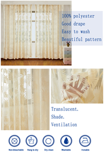 Tenda per Hotel Voile satinato con tessuto Jacquard traspirante al <span class=keywords><strong>metro</strong></span> - Product Image 2