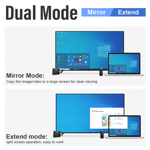 ชุดขยายสัญญาณไร้สาย ตัวส่งและตัวรับสัญญาณแบบไร้สาย HD MI-compatible ความละเอียด 1080P สำหรับโทรศัพท์ กล้อง ถ่ายทอดสัญญาณ STB ไปยังโปรเจคเตอร์ ทีวี - Product Image 5