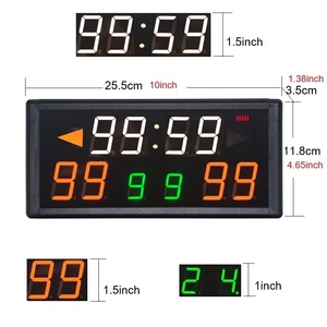Temporizador de Tiros con Cuenta Regresiva Multifunción Recargable GANXIN, Marcador Digital LED Portátil con Control Remoto para Deportes Múltiples - Product Image 2
