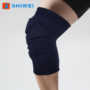 Genouillère Shiwei noire, haute élasticité, protection en éponge, pour danse, volley-ball, football, absorption des chocs, taille L adulte, lot de 1 - Product Image 5