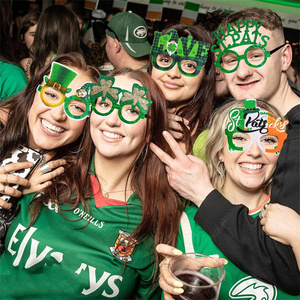 St. Patrick's Day Accessories Eyeglasses <strong>Shamrock</strong> Leprechaun Hat <strong>Glasses</strong> Photo Props Costume <strong>Party</strong> <strong>Glasses</strong> Frame For Kids Adults - Product Image 5