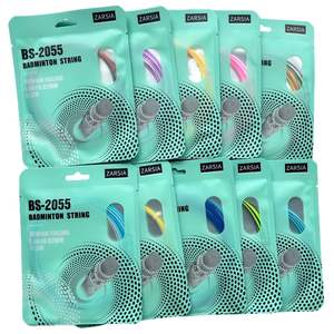 Cordage <span class=keywords><strong>de</strong></span> <span class=keywords><strong>badminton</strong></span> ZARSIA Rainbow à haute élasticité, durable, bicolore, BS2055, pour l'entraînement, avec emballage simple - Product Image 1