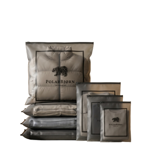 Bolsas de Embalaje de Ropa con Cierre de Cremallera, Impresión Offset Personalizada, Acabado Mate Esmerilado, de PE/EVA, para Calcetines, Zapatos y Pieles |   Reciclable - Product Image 2