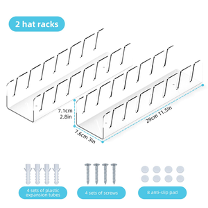 Portable Acrylic Hat Organizer <b>Rack</b> Plastic Display Stand for Baseball Caps Living Room & <b>Wardrobe</b> Storage Multifunction Design - Product Image 3