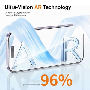 Protector de Pantalla Antirreflejos OEM para iPhone 18 Pro Max, Cristal Templado Transparente HD de Alta Claridad, Antihuellas, Sin Burbujas - Product Image 3