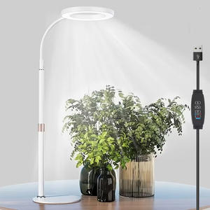 Lámpara de Cultivo LED de Espectro Completo con Anillo Ajustable en Altura, Lámpara de Cultivo de Pie de 6 Pulgadas para Suculentas, Plantas Verdes y Hierbas - Product Image 6