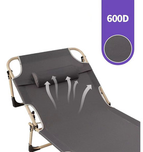 Cama de Camping Plegable Personalizable para Adultos, Moderna y de Alta Calidad, con Marco Metálico Ligero y Portátil, Cama Individual para Siesta, Capacidad de Carga de 100 kg - Product Image 4