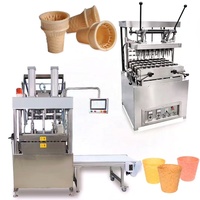 Nouvelle machine à cornets de crème glacée : prix, fabrication de cornets roulés, machine à cornets gaufrettes, directement de l'usine