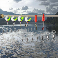 HASIDA Personnalisation Accessoires de pêche S3001 : Agrafes et émerillons roulants en acier inoxydable et laiton
