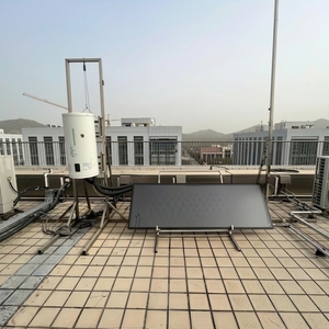 <span class=keywords><strong>Chauffe</strong></span>-<span class=keywords><strong>eau</strong></span> solaire électrique à énergie solaire de <span class=keywords><strong>100</strong></span> L, collecteur à plaque plane, modèle autonome pour la maison, type à pression - Product Image 2