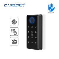 TTLOCK APP Serrure numérique à empreinte digitale et à code pour armoires de gym Serrures d'armoire de meubles en alliage d'aluminium avec intégration APP