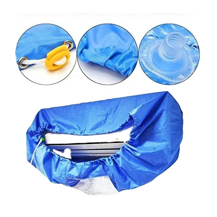 Confiável impermeável AC Cleaning Cover Washing Bag Kit de limpeza dividida para manutenção e cuidados de ar condicionado profissional