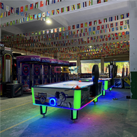 Table de Hockey Aérien Commerciale GOOD PROFIT, Machine de Jeu d'Arcade 2 Joueurs, Équipement d'Amusement à Monnayeur