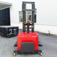 Chariot élévateur à fourche électrique tout électrique 1 tonne 1,5 tonne, transpalette électrique avec chargeur et batterie, pour espaces restreints