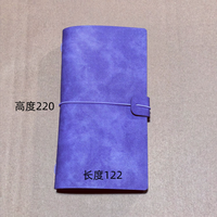 Carnet portable en cuir PU, 36 pages, bloc-notes, carnet de comptes, journal vintage pour hommes et femmes - Vente en gros usine